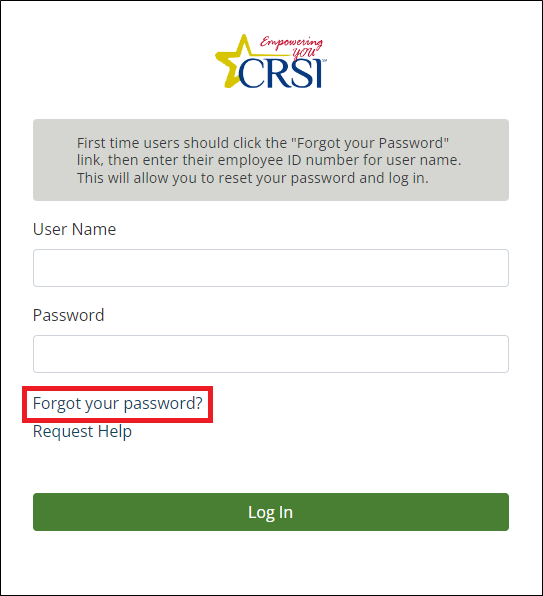 Relias Logging In and Changing your Password CRSI Central