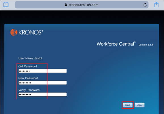 Workforce Central (Kronos Mobile): Setting Your First Password and Downloading the – Central